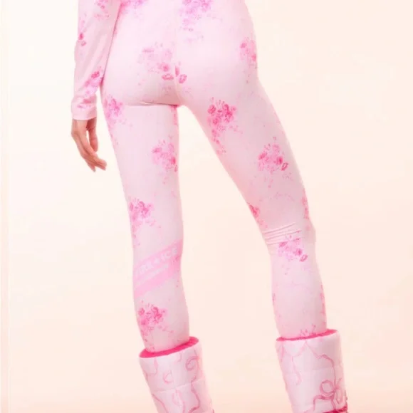 LoveShackFancy x Bogner Fire&Ice leggings, L EUC - Picture 3 of 6